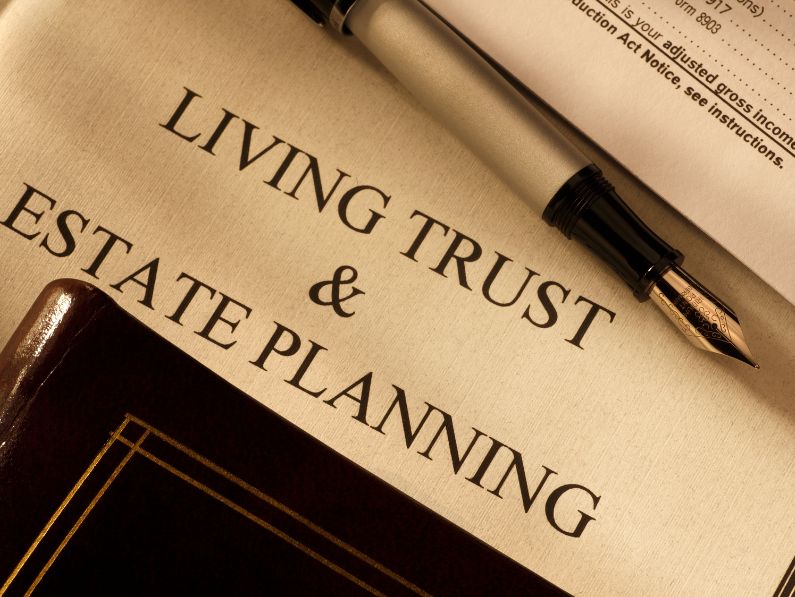 Organizing estate planning documents including wills, powers of attorney, and beneficiary forms for Maryland residents